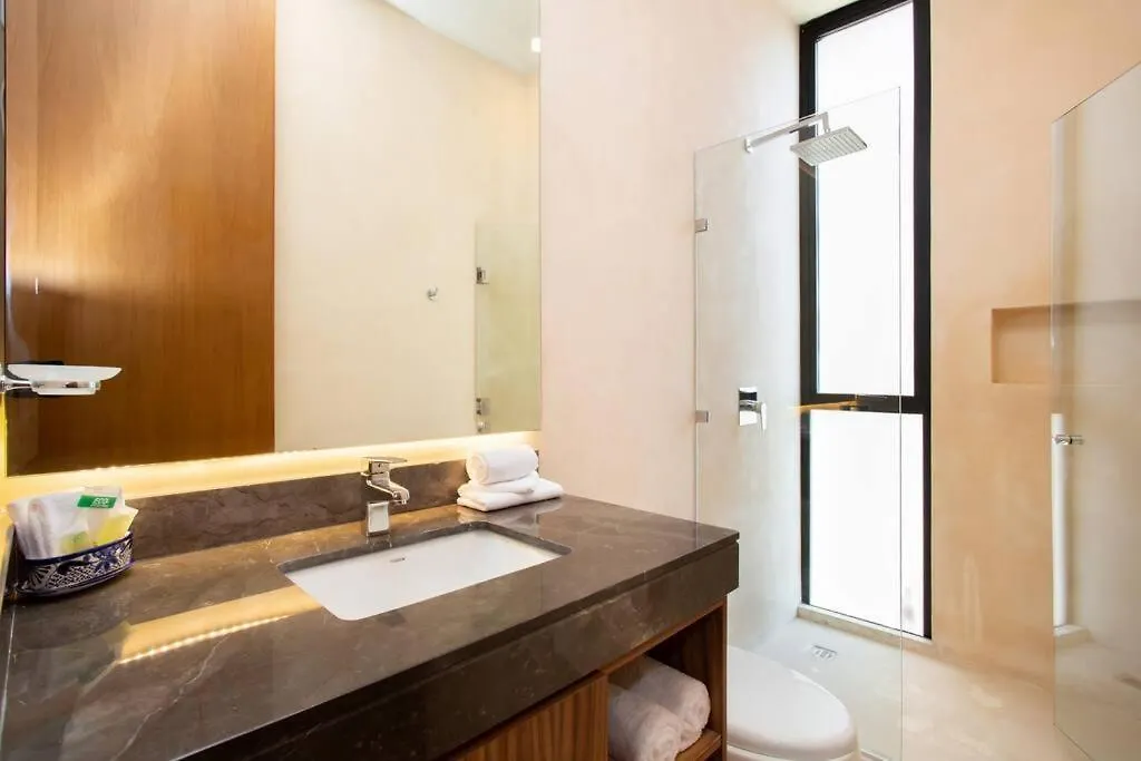 Apartmán Espectacular Departamento En Aldea Zama Tulum 0*,